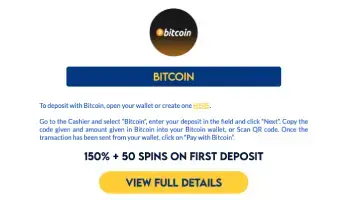 Yabby Casino Bitcoin Payment