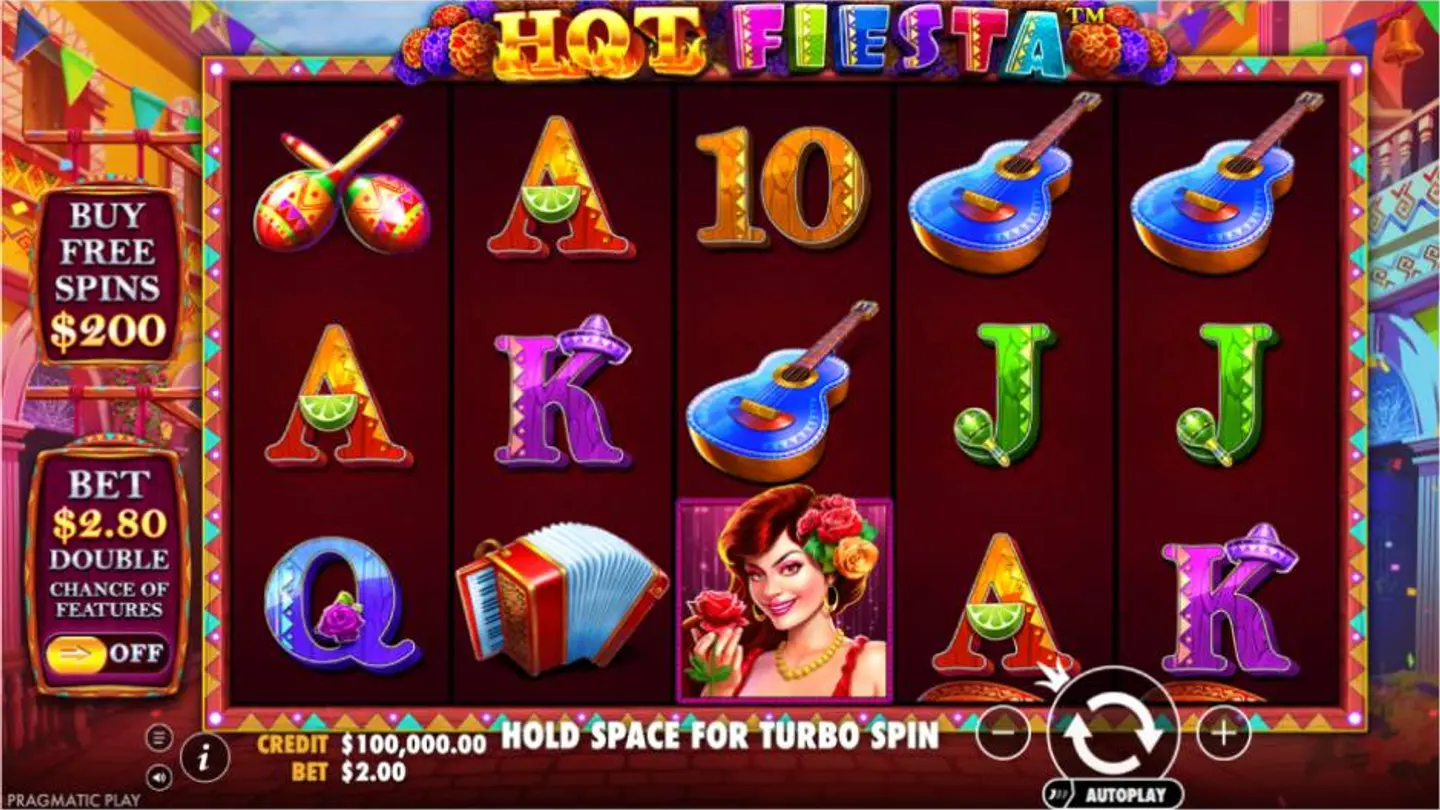 Hot Fiesta Slot Background