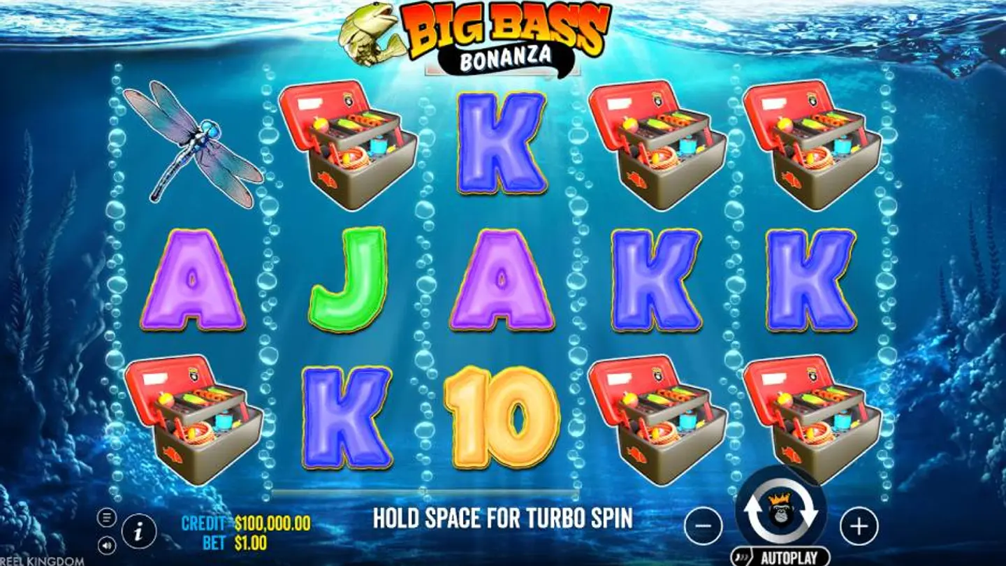 Big Bass Bonanza Slot Back ground Screenshot