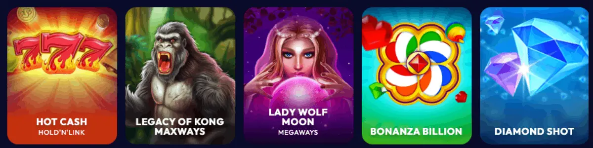 Funrize Casino's Popular Games