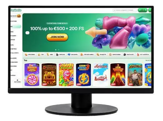 Casinolo Casino desktop screenshot