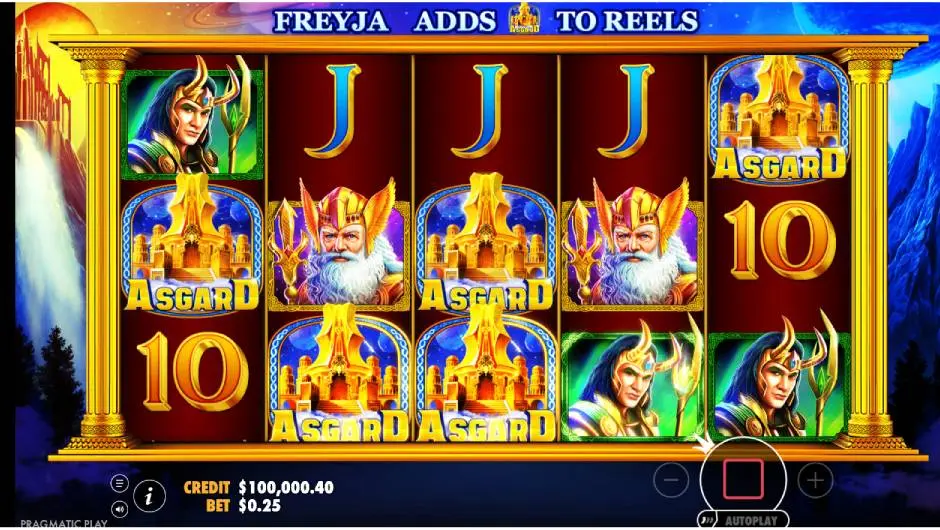 Asgard Slot Bonus Play 