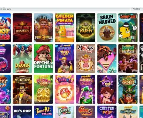 Bulletz Casino bonus buy games screenshot