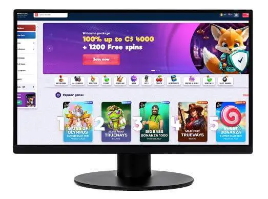 Safe Casino desktop screenshot