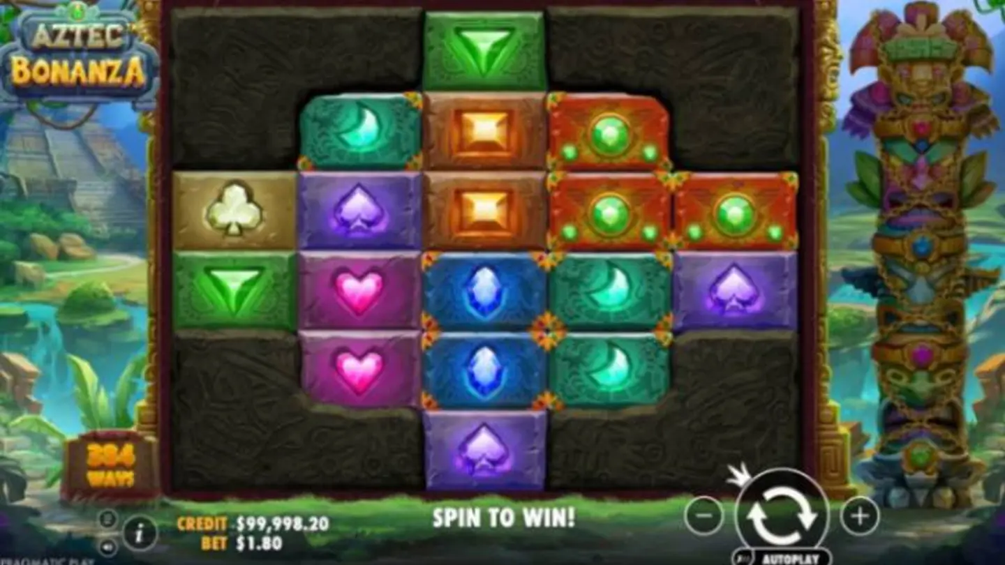 Aztec Bonanza Slot Game Background screenshot