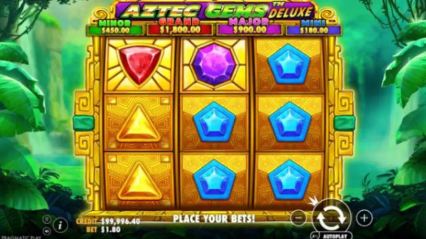 Aztec Gems Deluxe Slot Background