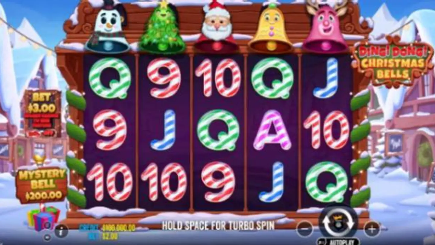 Ding Dong Christmas Bells Slot background