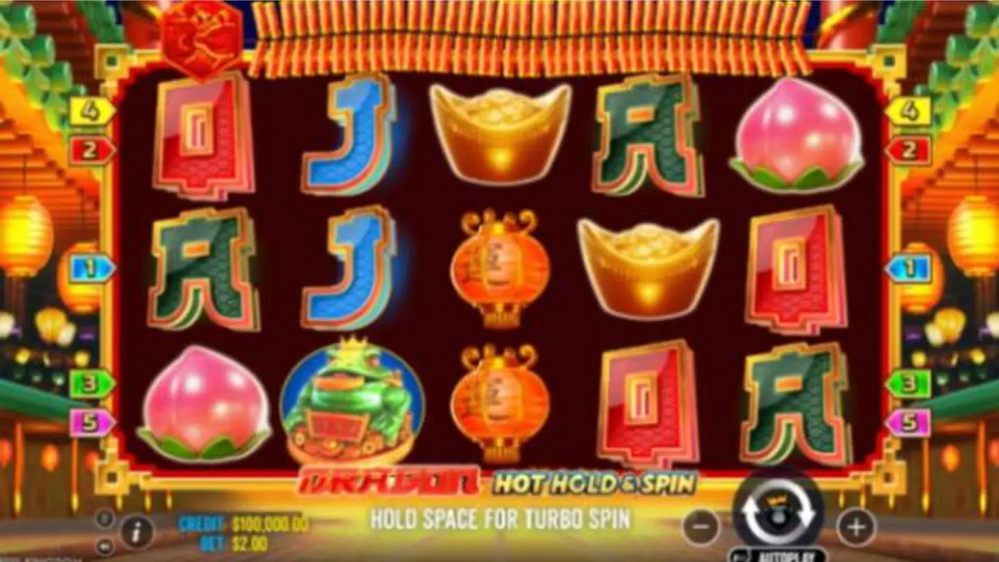 Dragon Hot Hold and Spin Slot BG Screenshot